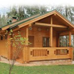 Bathhouse with an open gazebo