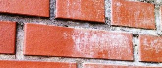 How to remove salt from brick: folk and chemical remedies