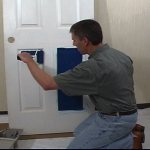 How to paint a lacquered door white