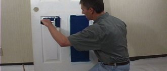 How to paint a lacquered door white