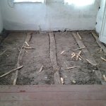 How to make a wooden floor on the ground?