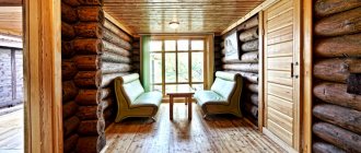 How to insulate the floor in the dressing room of a wooden bath