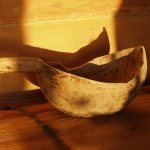 Wooden ladle