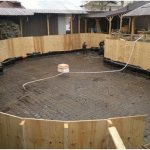 do-it-yourself formwork for a pool bowl