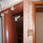 errors when installing the door frame