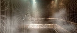 Steam room hamam