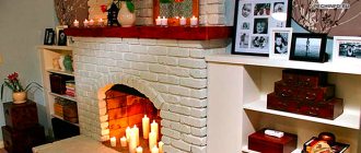 Whitewashing a brick fireplace