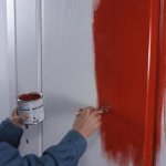 Painting the door