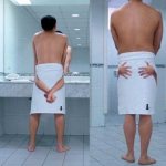 Cool bath towel - funny for friends