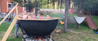 I tell you how to make a sauna vat with your own hands