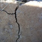 Cracks in concrete