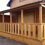 Veranda in the bathhouse