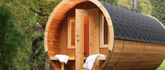 Choosing a barrel sauna for your dacha