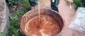 Kneading clay with a mixer